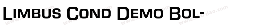 Limbus Cond Demo Bol字体转换